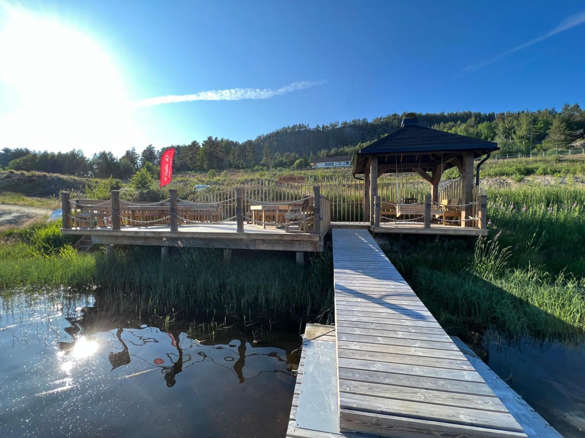 Hytte Naer Vannet, Jacuzzi Og Sauna Врадал Экстерьер фото